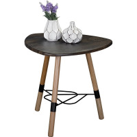 Журнальный стол Мебелик Лючия 2104 черный/бук/дуб маррон 6483