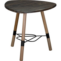 Журнальный стол Мебелик Лючия 2104 черный/бук/дуб маррон 6483