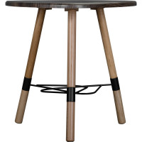 Журнальный стол Мебелик Лючия 2104 черный/бук/дуб маррон 6483