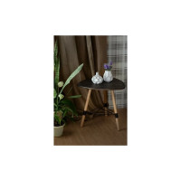 Журнальный стол Мебелик Лючия 2104 черный/бук/дуб маррон 6483