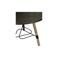 Журнальный стол Мебелик Лючия 2104 черный/бук/дуб маррон 6483