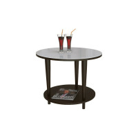 Журнальный стол Мебелик BeautyStyle 10 венге/стекло белое 2490