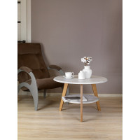 Журнальный стол Мебелик BeautyStyle 17 дуб дымчатый/бук 6757