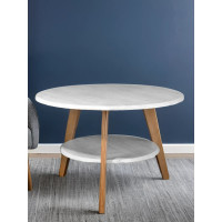 Журнальный стол Мебелик BeautyStyle 17 дуб дымчатый/бук 6757