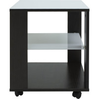 Журнальный стол Мебелик BeautyStyle 6 венге/стекло белое 1059