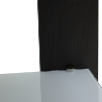 Журнальный стол Мебелик BeautyStyle 6 венге/стекло белое 1059