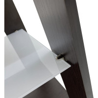 Журнальный стол Мебелик BeautyStyle 6 венге/стекло белое 1059