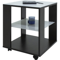 Журнальный стол Мебелик BeautyStyle 6 венге/стекло белое 1059