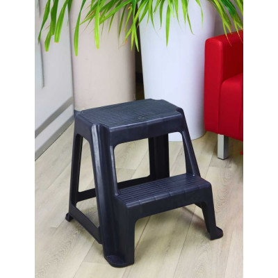 Универсальный табурет IDEA со ступенькой М 2296 Черный