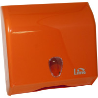 Диспенсер для полотенец LIME V-укладки, оранжевый, 926003