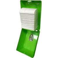 Диспенсер для туалетной бумаги LIME в пачках, зеленый,  916004