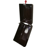 Диспенсер для туалетной бумаги LIME в пачках, коричневый, 916005