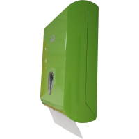 Диспенсер для полотенец LIME Z-укладки, зеленый, 927004