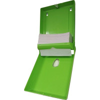 Диспенсер для полотенец LIME Z-укладки, зеленый, 927004