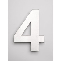 Цифра из металла на дом/ворота/забор 4_A Промсвязь, 200 мм PSN4A200