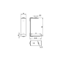 Скоба DKC CS на лоток основанием 50, горячеоцинкованная 1шт BBA1005HDZ