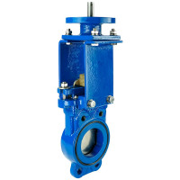 Задвижка шиберная DN.ru GGG40-SS304-NBR-2W-ISO Ду80 Ру16, голый шток, ISO-фланец D040-03154