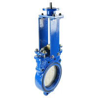 Задвижка шиберная DN.ru GGG40-SS304-NBR-2W-ISO Ду200 Ру16, голый шток, ISO-фланец D040-03174