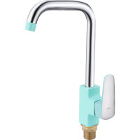 Смеситель для кухни Ekko с гайкой бирюзовый E40303