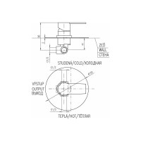 Смеситель для душа RavSlezak Colorado CO383LCMATZ