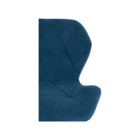 Кресло TetChair SELFI флок синий 32 15303