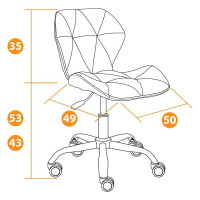 Кресло TetChair SELFI флок коричневый 6 15297