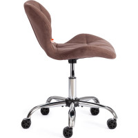 Кресло TetChair SELFI флок коричневый 6 15297