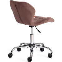 Кресло TetChair SELFI флок коричневый 6 15297