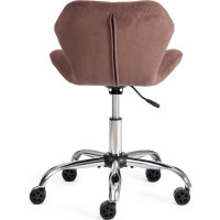 Кресло TetChair SELFI флок коричневый 6 15297