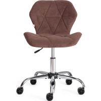 Кресло TetChair SELFI флок коричневый 6 15297