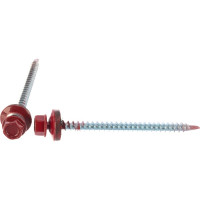 Кровельный саморез Госкреп 4,8х70 RAL 3011 коричнево-красный, 30 шт., пл.конт 280 мл 1-0036347
