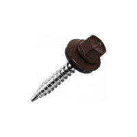 Кровельный саморез Госкреп 4,8х51 RAL 8017 коричневый шоколад, 200 шт., б.пл.конт. 1150 мл 1-0036332