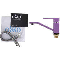 Смеситель для раковины Ekko с гайкой, фиолетовый E45302