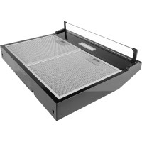 Вытяжка Centek черный, ширина 60 см, тонировка стекла, 350 м3/час, 3 скорости, CT-1800-60 BLACK