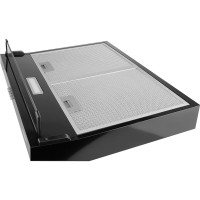 Вытяжка Centek черный, ширина 60 см, тонировка стекла, 350 м3/час, 3 скорости, CT-1800-60 BLACK