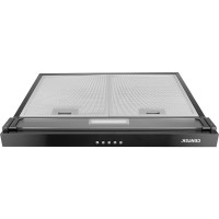 Вытяжка Centek черный, ширина 60 см, тонировка стекла, 350 м3/час, 3 скорости, CT-1800-60 BLACK