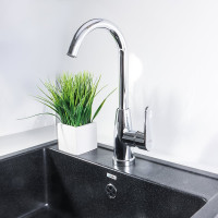 Смеситель для кухни Ekko с гайкой E40057