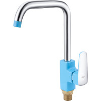 Смеситель для кухни Ekko с гайкой, синий E40304