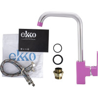 Смеситель для кухни Ekko с гайкой, фиолетовый E40302