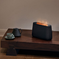 Увлажнитель воздуха ультразвуковой Stadler Form Ben, с ароматизатором и эффектом пламени, черный B-002