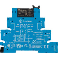 Интерфейсный модуль Finder, эл-мех реле, 1co 6A, конт. Agni, питание 230-240в Ac, кат, 385182400060