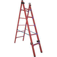Универсальная диэлектрическая двухсекционная лестница-стремянка Антиток мягкий грунт ССД-У 2х5 Мг 413797