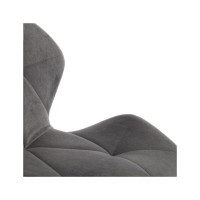 Кресло TetChair SELFI флок серый 29 15302