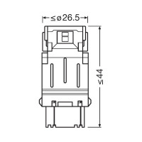 Автолампа OSRAM P27/7W, W2.5x16q, LED, 2 шт., RED, 12 В 3157DRP-02B