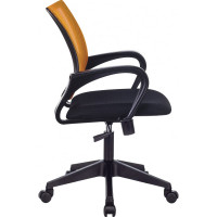 Компьютерное кресло Бюрократ CH-695N спинка сетка оранжевый сиденье черный CH-695N/OR/TW-11