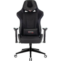 Игровое компьютерное кресло ZOMBIE VIKING 4 черный экокожа/ткань VIKING 4 BLACK