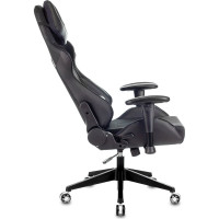 Игровое компьютерное кресло ZOMBIE VIKING 4 черный экокожа/ткань VIKING 4 BLACK