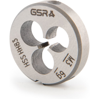 Плашка круглая GSR M3 DIN EN 22568 B HSS M3 B00402130