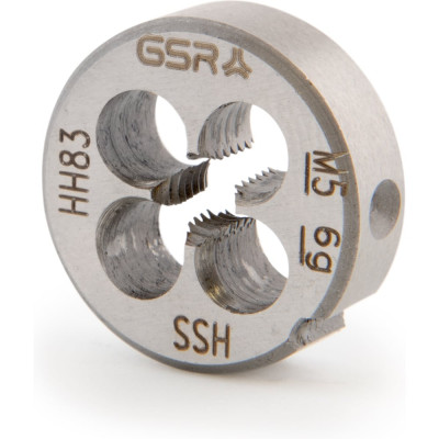Плашка круглая GSR M5 DIN EN 22568 B HSS M5 B00402170