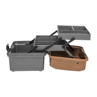 Helios Ящик рыболова двухполочный золотой T-HS-FB2-GO 00000308342